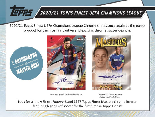 2020-21 Topps Finest UEFA Champions League Soccer Hobby (Box)